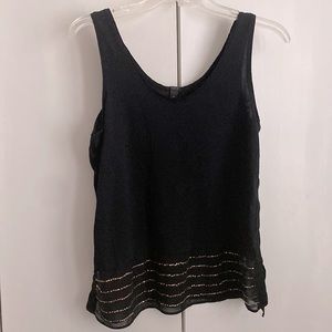 J. Crew beaded trim top